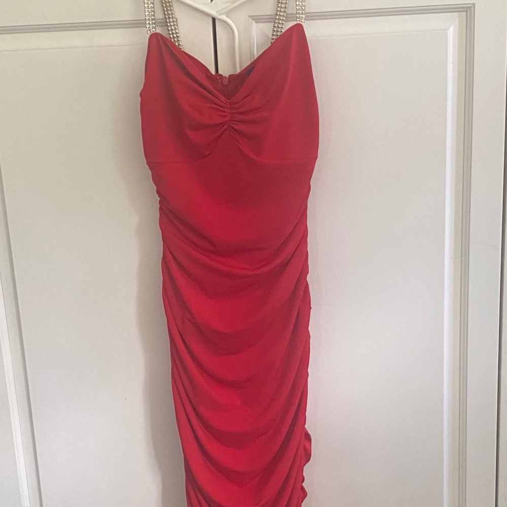 Moda international red dress xsmall